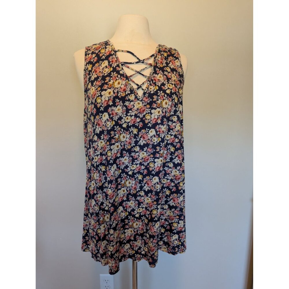 obsession 3x Floral Tank Top Flowy
